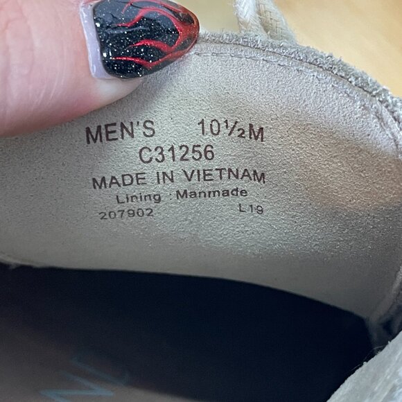 Cole Haan Men 10.5 Gray Beige ZeroGrand Oxford C31256 Suede Leather Lightweight - Picture 9 of 9